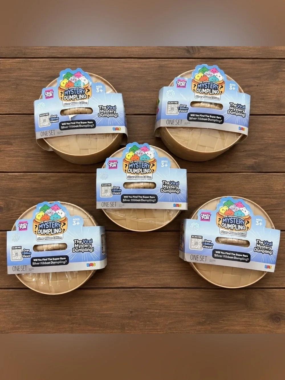 RMS SILVER RIBBON EDITION Crazy Fun Mystery Dumpling set LOT bundle of 5